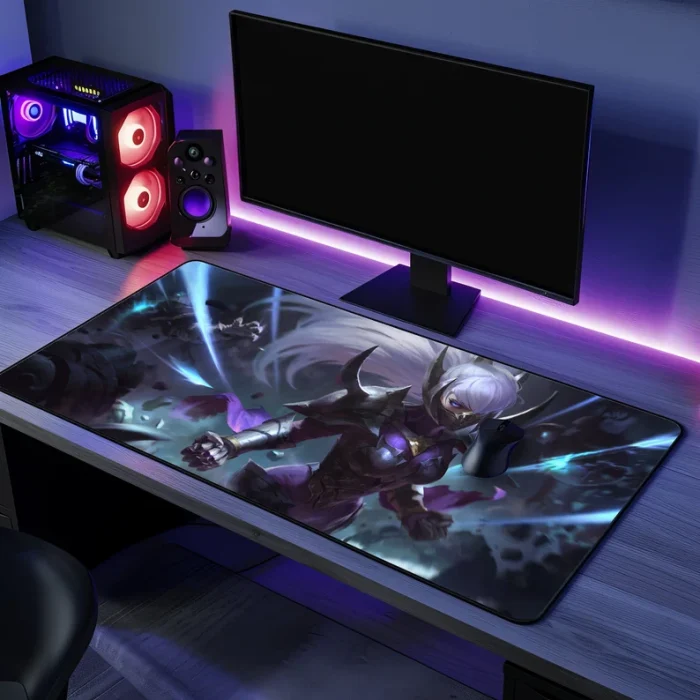 Black Gaming Desk Pad